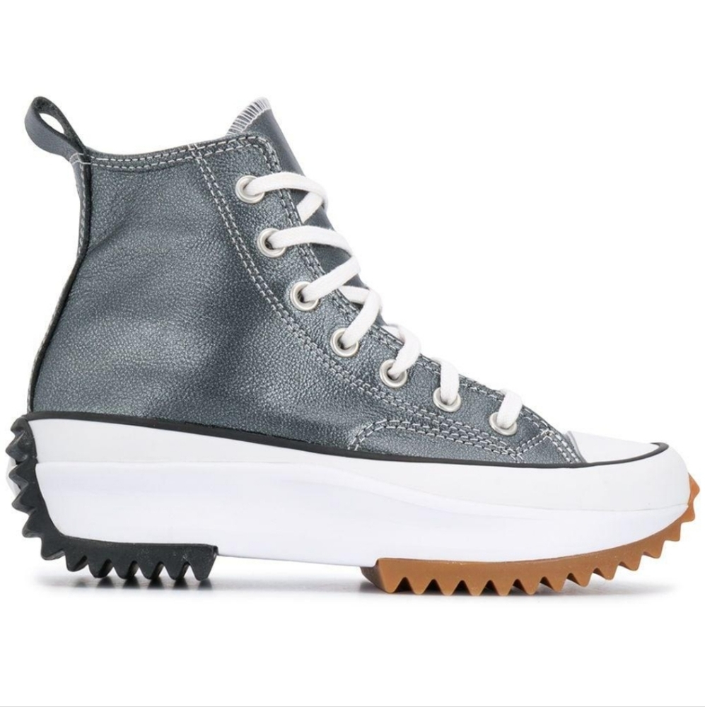 Converse Run Star Hike womens 7.5 metallic hightops